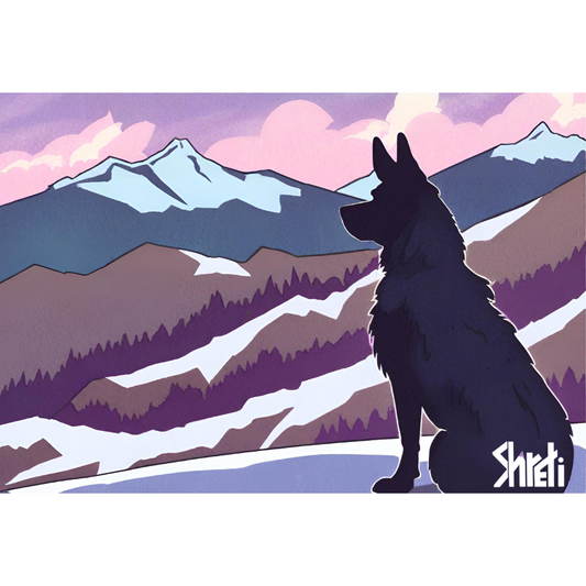 Lone Doggo Sticker